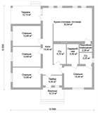 Проект дома B-293. Дом одноэтажный до 150 м B-293