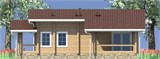 Проект дома B-288. Дом 150 м2 одноэтажный B-288