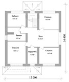 Проект дома E-016. Дом до 300 кв м 2 этажа E-016