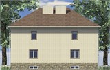 Проект дома F-014. Двухэтажный дом на 2 семьи F-014
