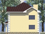 Проект дома D-137. Дом 2 этажа с гаражом D-137