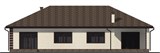 Проект дома D-125. Дом с эркером и гаражом D-125