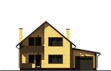 Проект дома C-035. Дом со вторым светом и гаражом C-035