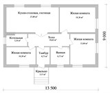 Проект дома B-032. Простой дом 150 м2 B-032