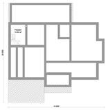 Проект дома F-010. Двухэтажный кирпичный дом с гаражом F-010