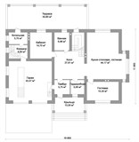 Проект дома F-010. Двухэтажный кирпичный дом с гаражом F-010