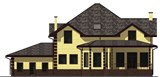 Проект дома F-009. Большой дом с мансардой F-009