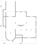 Проект дома F-007. Дом с цокольным этажом и террасой F-007