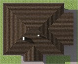 Проект дома B-286. Одноэтажный дом из пеноблоков, с террасой B-286