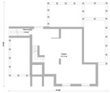 Проект дома F-006. Дом с цокольным этажом и гаражом F-006