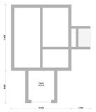 Проект дома B-039. Одноэтажный дом на склоне B-039