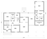 Проект дома F-008. Дом с баней и бассейном F-008