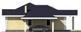 Проект дома B-042. Дом с навесом B-042