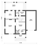 Проект дома D-122. Дом с мансардой D-122