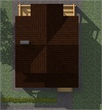 Проект дома C-251. Дом из оцилиндрованного бревна C-251