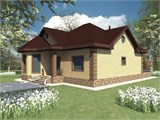 Проект дома C-260. Дом 1 этаж C-260
