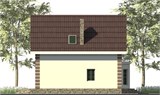 Проект дома C-254. Дом с эркером и мансардой C-254