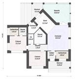 Проект дома C-259. Дом с верандой C-259