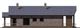 Проект дома D-119. Современный дом с террасой D-119