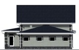 Проект дома C-253. Дом с мансардой и верандой C-253