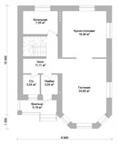 Проект дома B-284. Красивый двухэтажный дом B-284