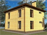 Проект дома B-284. Красивый двухэтажный дом B-284