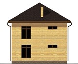 Проект дома B-284. Красивый двухэтажный дом B-284