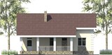 Проект дома B-274. Красивый дом с террасой B-274
