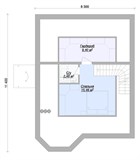 Проект дома B-275. Простой дом из кирпича B-275