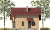 Проект дома B-276. Дом из кирпича с мансардой B-276