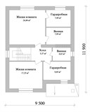 Проект дома C-246. Дом для узкого участка C-246