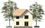 Проект дома C-246. Дом для узкого участка C-246