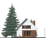 Проект дома B-266. Простой дом с мансардой B-266