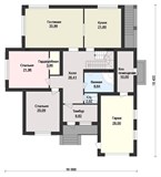Проект дома F-071. Большой дом F-071