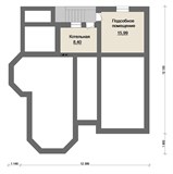 Проект дома B-237. Дом на склоне с террасой B-237