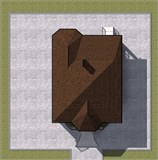 Проект дома C-231. Дом 1 этаж с цокольным этажом C-231