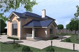 Проект дома E-048. Двухэтажный дом со вторым светом E-048