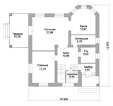 Проект дома C-227. Кирпичный дом до 200 м C-227