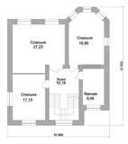 Проект дома C-227. Кирпичный дом до 200 м C-227
