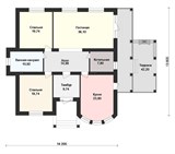 Проект дома C-225. Современный дом из кирпича C-225