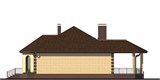 Проект дома B-214. Небольшой дом с двумя спальнями B-214