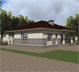 Проект дома C-219. Дом 1 этаж 200 кв C-219