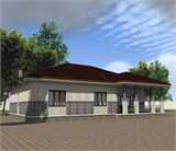 Проект дома C-219. Дом 1 этаж 200 кв C-219