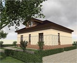 Проект дома C-215. Дом из газосиликатных блоков 200 кв C-215