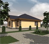 Проект дома B-195. Дом 14 на 13 м B-195