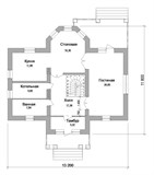 Проект дома C-133. Дом с эркером 200 м2 C-133