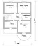 Проект дома C-113. Дом с подвалом и мансардой C-113