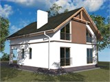 Проект дома B-037. Дом, размером 9 на 11 м B-037