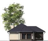 Проект дома B-031. Небольшой одноэтажный дом с двумя спальнями B-031