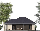Проект дома B-031. Небольшой одноэтажный дом с двумя спальнями B-031